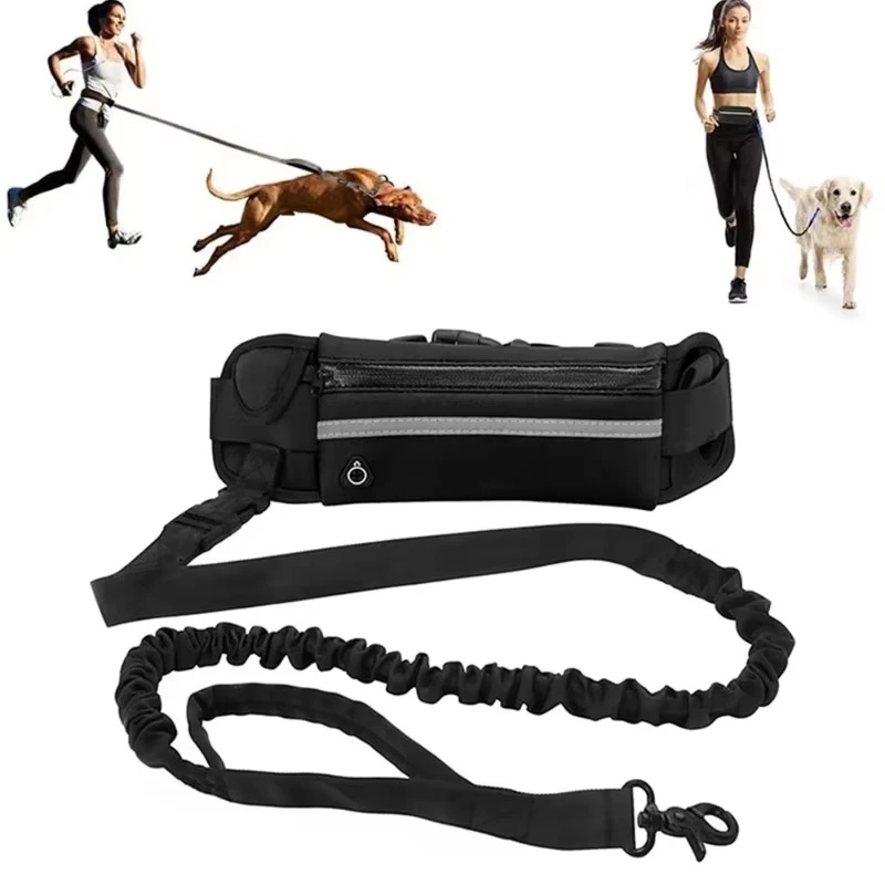 Running Gear Dog - Hands‑Free Reflective Dog Leash Retractable Elastic