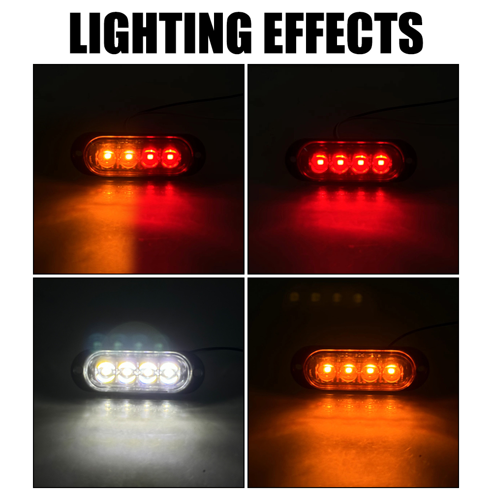 24V 12V Car DRL Side Lights 4  - Running Gear Boat review and price