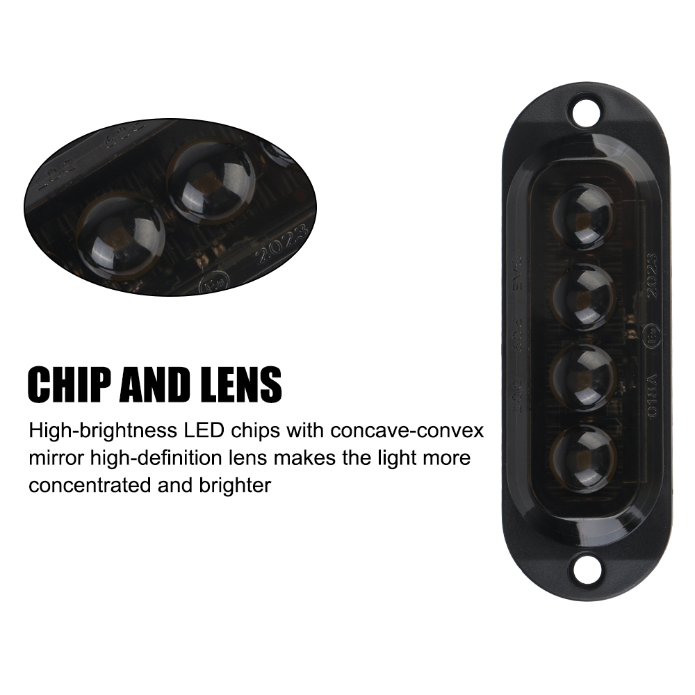 24V 12V Car DRL Side Lights 4  - Running Gear Boat review and price