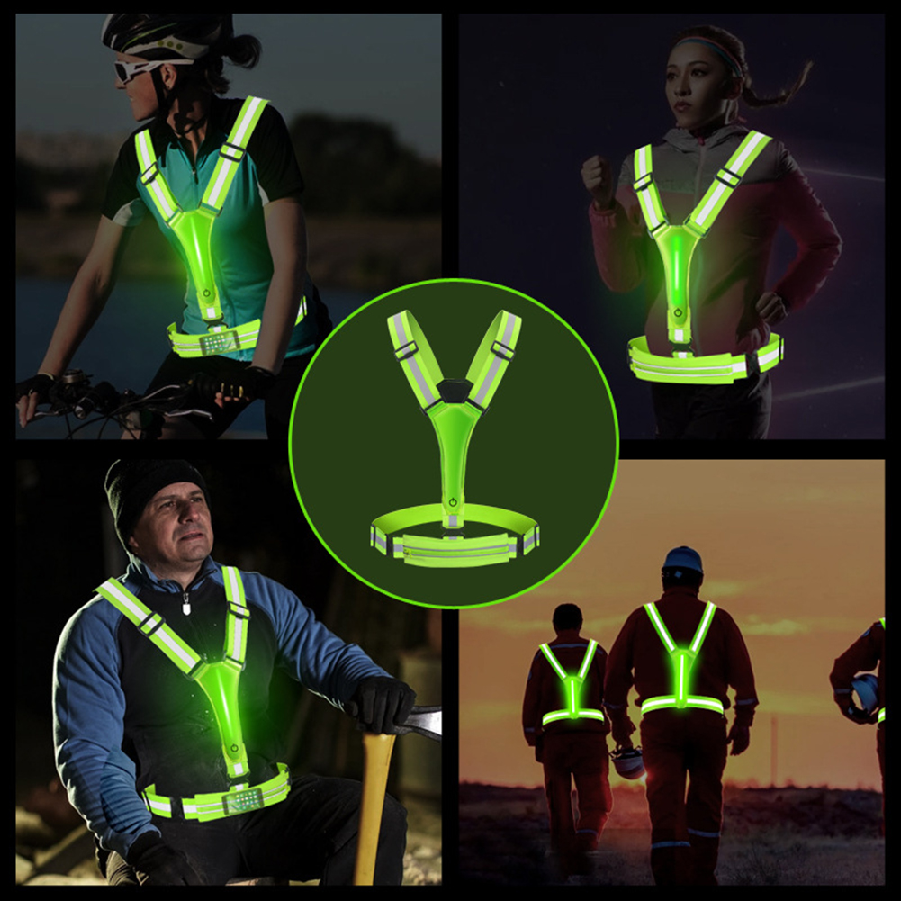 LED Reflective Vest Running Ge - Running Gear Winter Men review and price