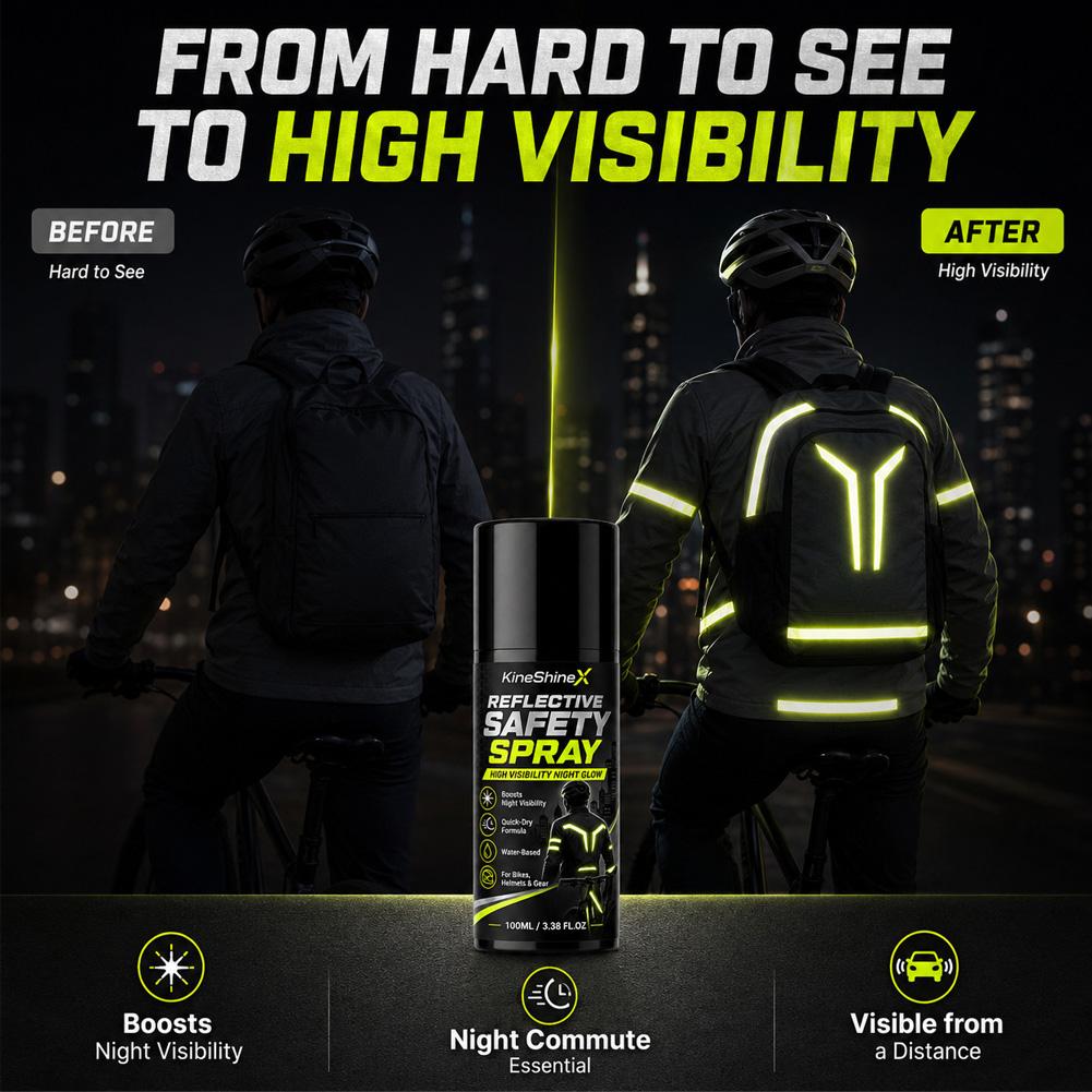 Night Reflective Safety Spray  - Running Visibility Gear review and price
