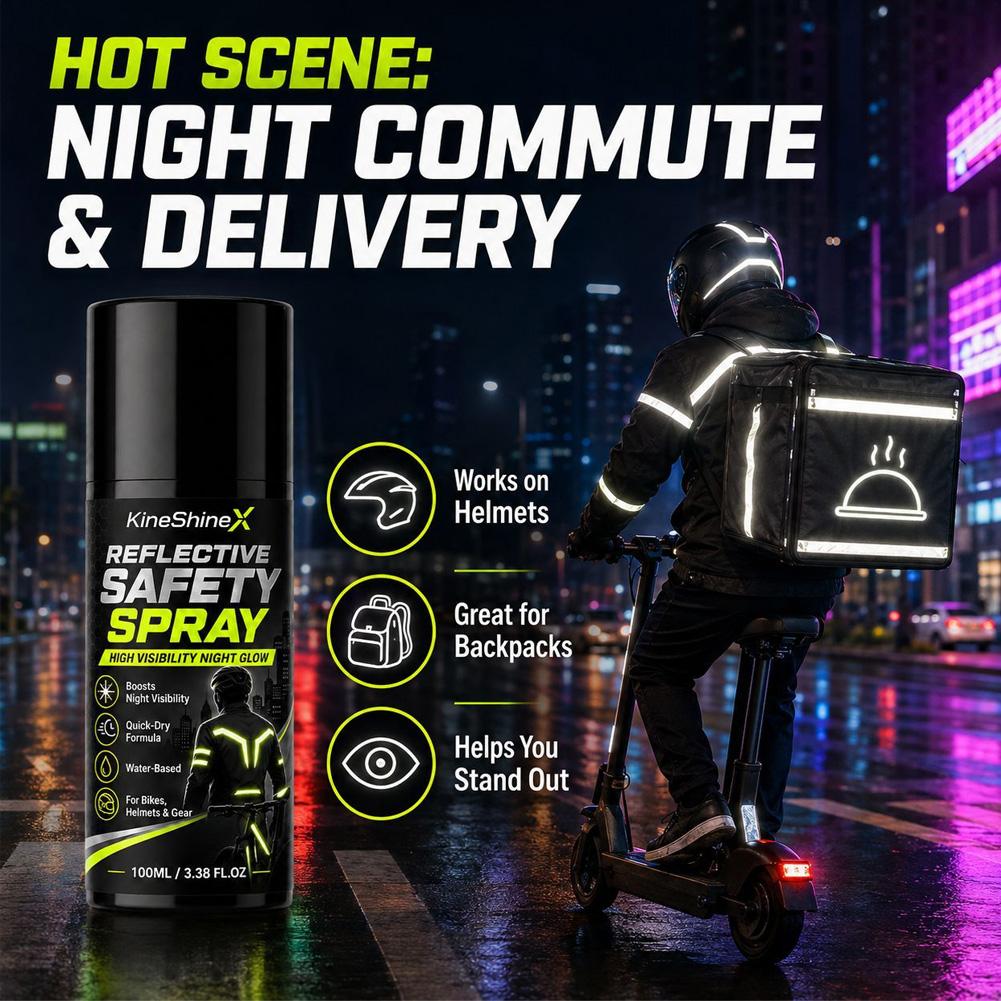 Night Reflective Safety Spray  - Running Visibility Gear review and price
