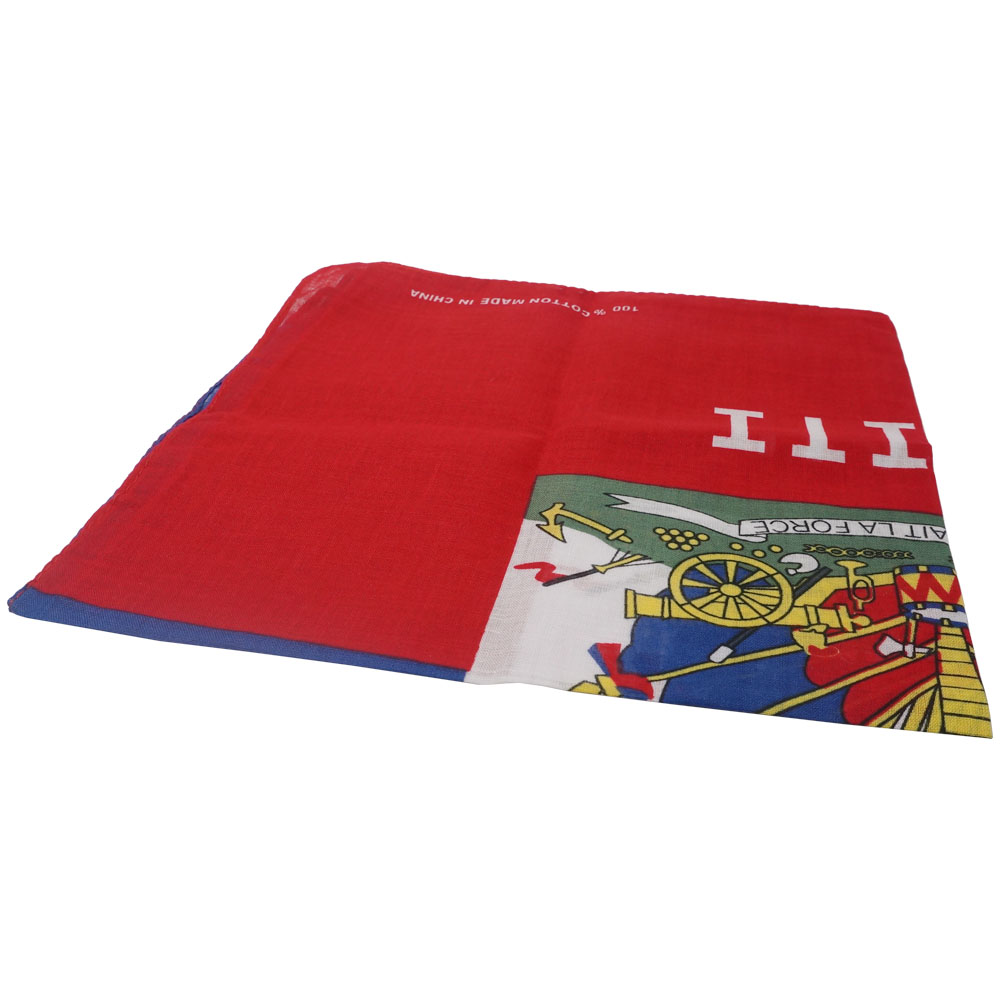Haiti Flag Bandana 100% Cotton - Running Gear Gifts For Men review and price